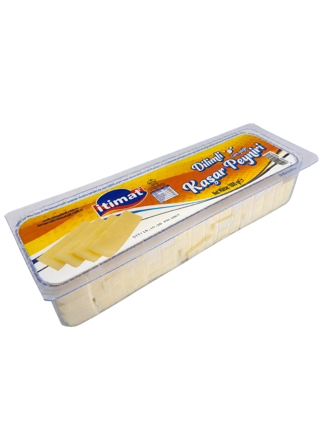 İTİMAT DİLİMLİ KAŞAR PEYNİRİ 25 GR (STİCK) 1000 G