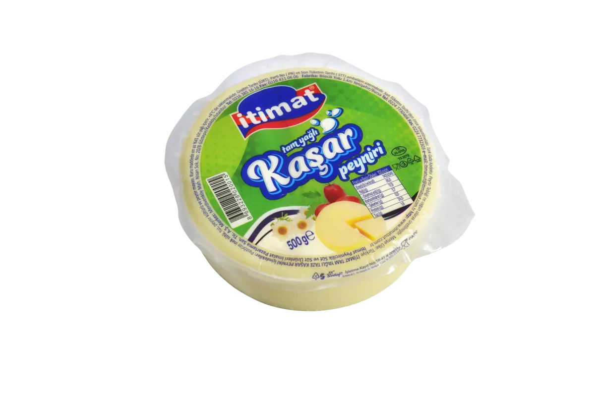 İTİMAT TAM YAĞLI TAZE KAŞAR PEYNİRİ 500 G