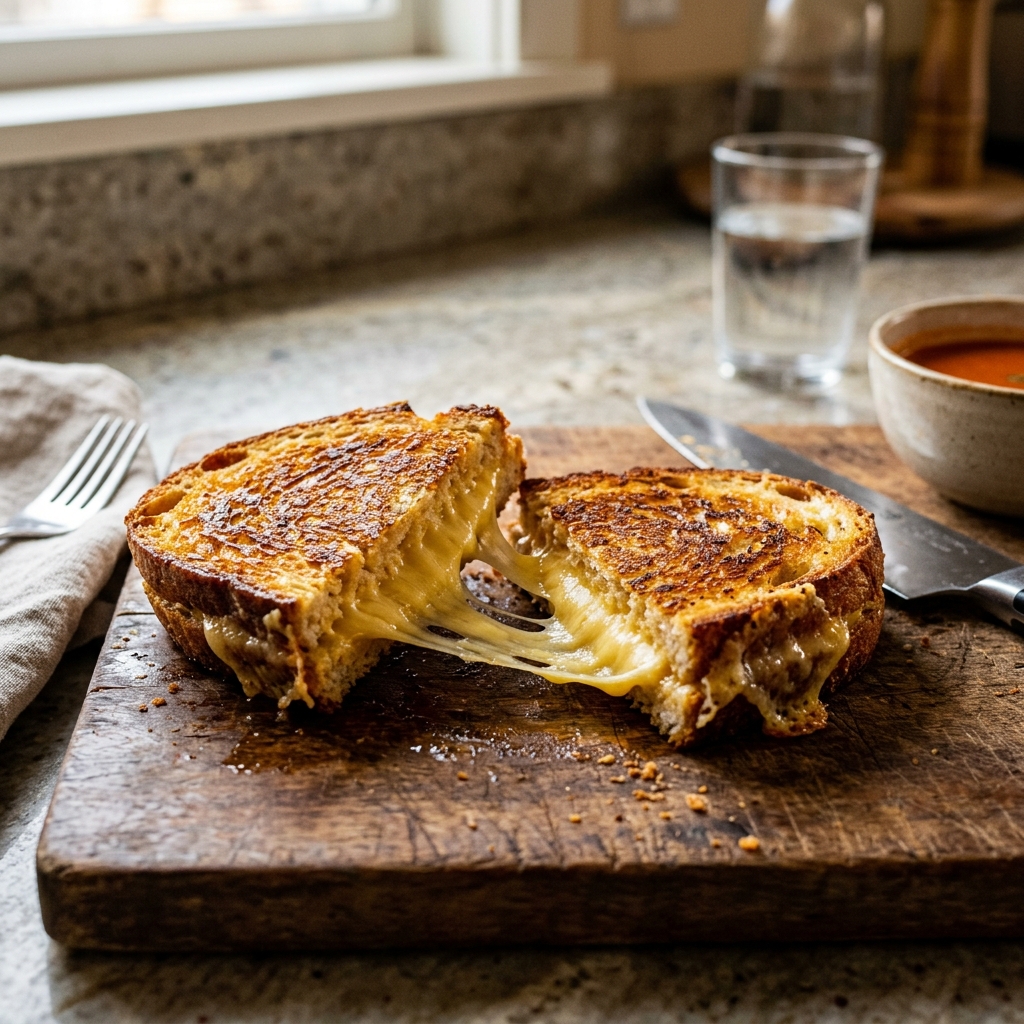 Çıtır Kaşarlı Tost